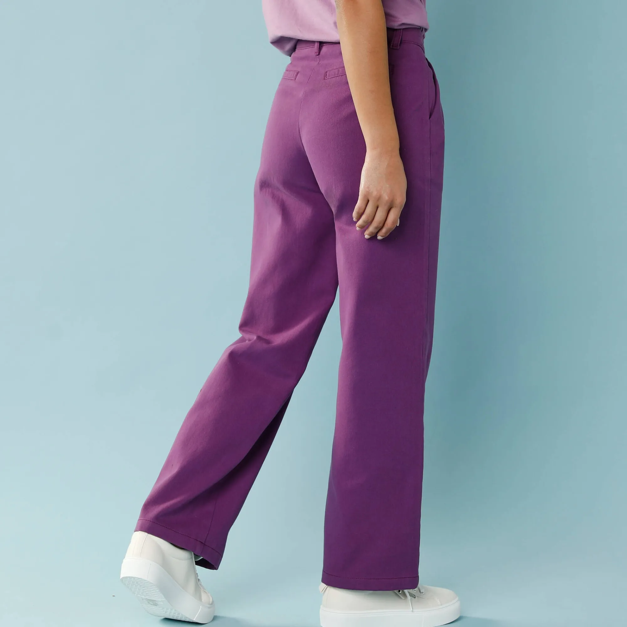 Broek<Blancheporte Ruime, rechte broek, speciaal voor kleine lengtes violine
