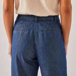 Jeans<Blancheporte Ruime, rechte jeans, speciaal voor kleine lengtes stone