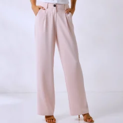 Broek|Jurk<Blancheporte Ruime, soepele broek poederroze