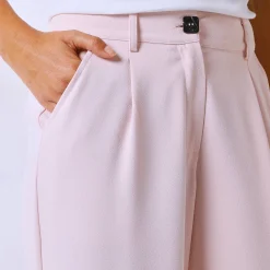 Broek|Jurk<Blancheporte Ruime, soepele broek poederroze