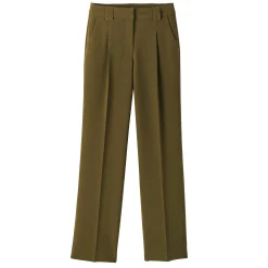 Feestoutfits Dames|Broek<Blancheporte Ruime, soepele broek kaki