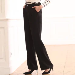 Broek<Blancheporte Ruime, soepele broek zwart