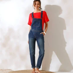 Jeans|Broek<Blancheporte Salopette in jeans stone