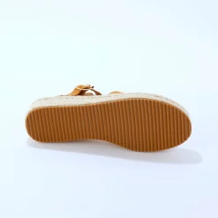 Sandalen En Espadrilles|Schoenen<Blancheporte Sandalen in Romeinse stijl, meerdere riempjes karamel