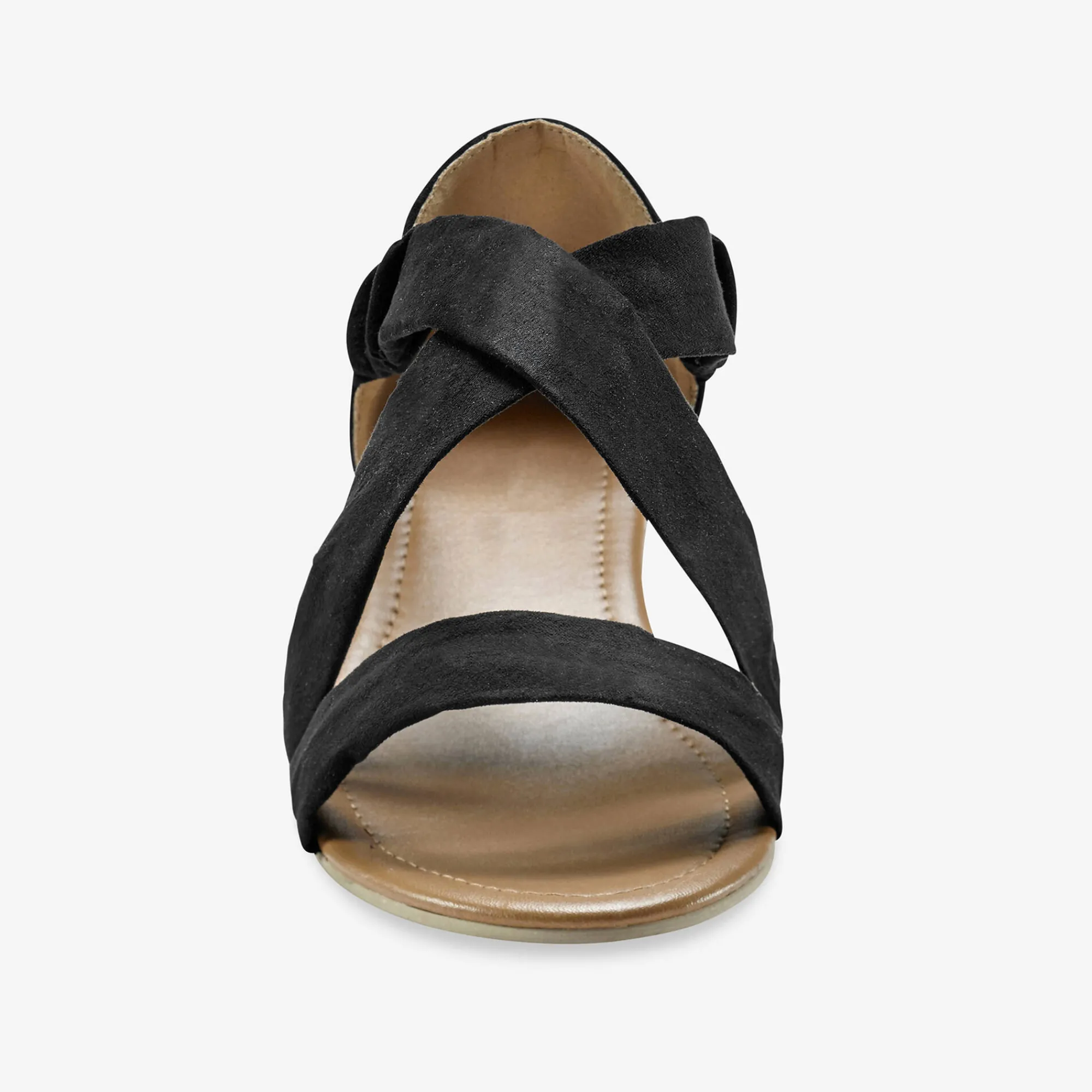 Sandalen En Espadrilles|Schoenen<Blancheporte Sandalen met sleehak zwart