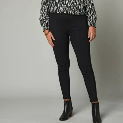 Legging<Blancheporte Set van 2 leggings met elastische taille zwart / zwart