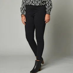 Legging<Blancheporte Set van 2 leggings met elastische taille zwart / zwart