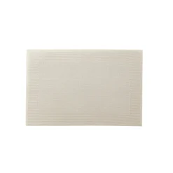 Placemat<Blancheporte Set van 4 placemats - gevlochten vinyl beige