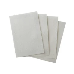 Placemat<Blancheporte Set van 4 placemats - gevlochten vinyl wit