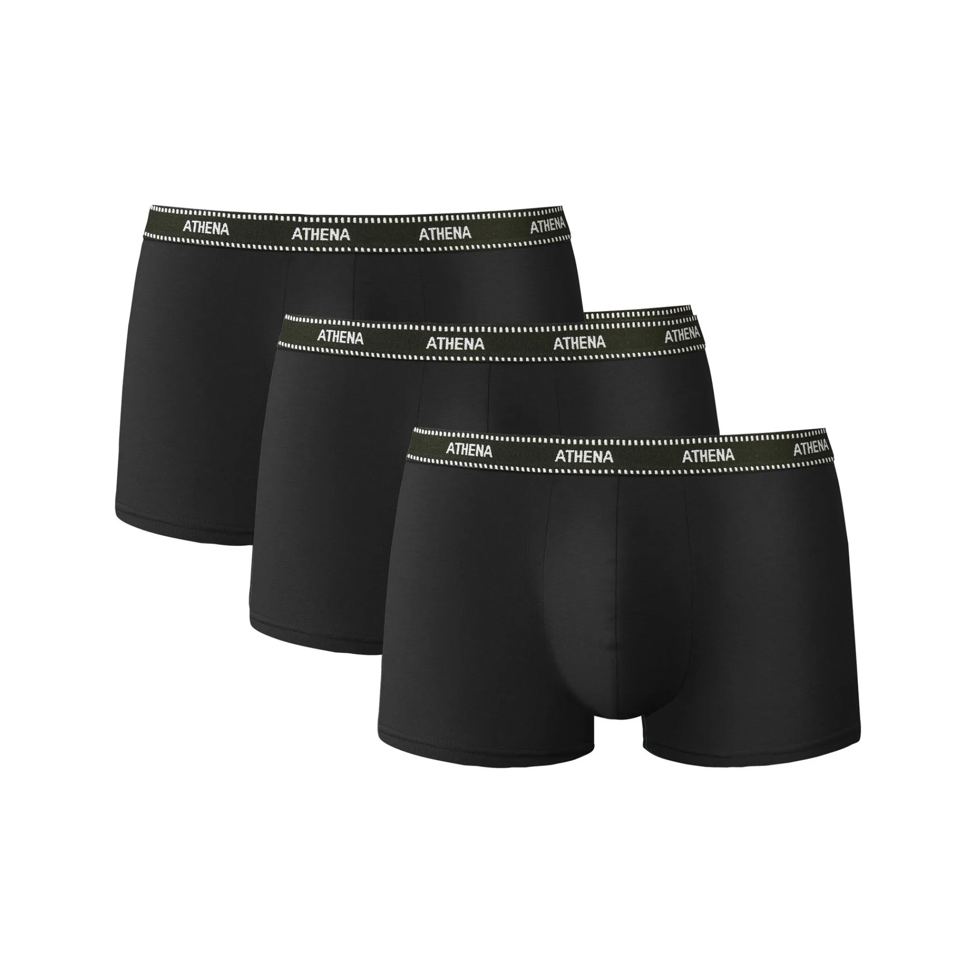 Ondergoed<Athena Set van 3 shorty's, Ecopack ® zwart