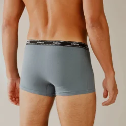 Ondergoed<Athena Set van 3 shorty's, Ecopack ® marine + zwart + grijs