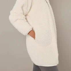 Peignoir En Kamerjas<Blancheporte Sherpa-binnenjas ecru
