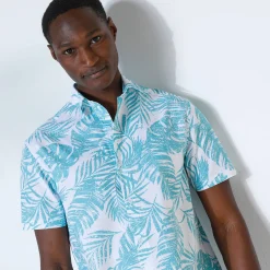 T-Shirt, Hemd En Polo<Blancheporte Shirt met korte mouwen turkoois
