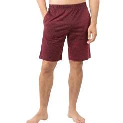 Pyjama En Kamerjas<Eminence Shortama Business met V-hals bordeaux / marine