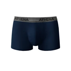 Ondergoed<Athena Shorty Basic Coton - set van 4 zwart + blauw + jeans