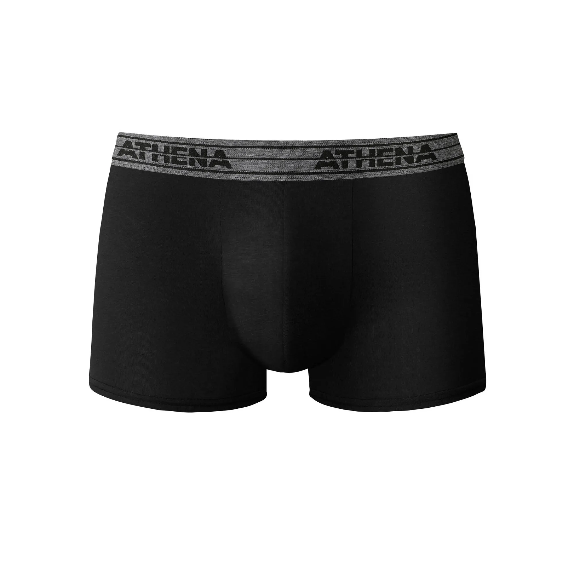 Ondergoed<Athena Shorty Basic Coton - set van 4 zwart + blauw + jeans