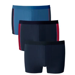 Ondergoed<Blancheporte Shorty met banen opzij - set van 3 blauw