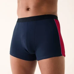 Ondergoed<Blancheporte Shorty met banen opzij - set van 3 blauw