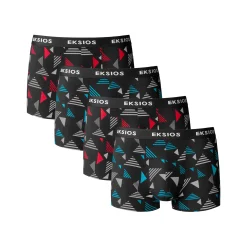 Ondergoed<Blancheporte Shorty met geometrische print - set van 4 zwart