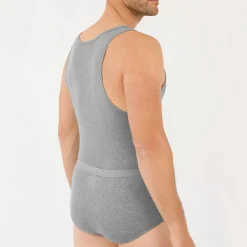 Ondergoed<Eminence Singlet - herenondergoed, set van 2 chiné grijs