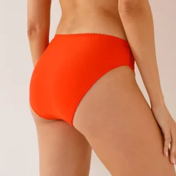 Slip En Shorty<Sans Complexe Slip in effen kant Arum oranje