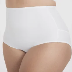 Slip En Shorty<Miss Mary Of Sweden Slip in microvezel met hoge taile Nova wit