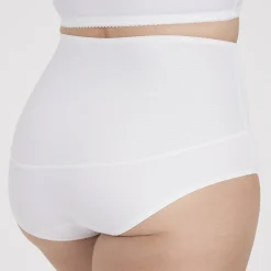 Slip En Shorty<Miss Mary Of Sweden Slip in microvezel met hoge taile Nova wit