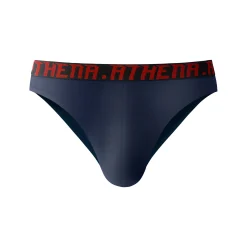 Ondergoed<Athena Slip My Petit Prix ®- set van 4 zwart + marine + blauw