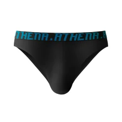 Ondergoed<Athena Slip My Petit Prix ®- set van 4 zwart + marine + blauw