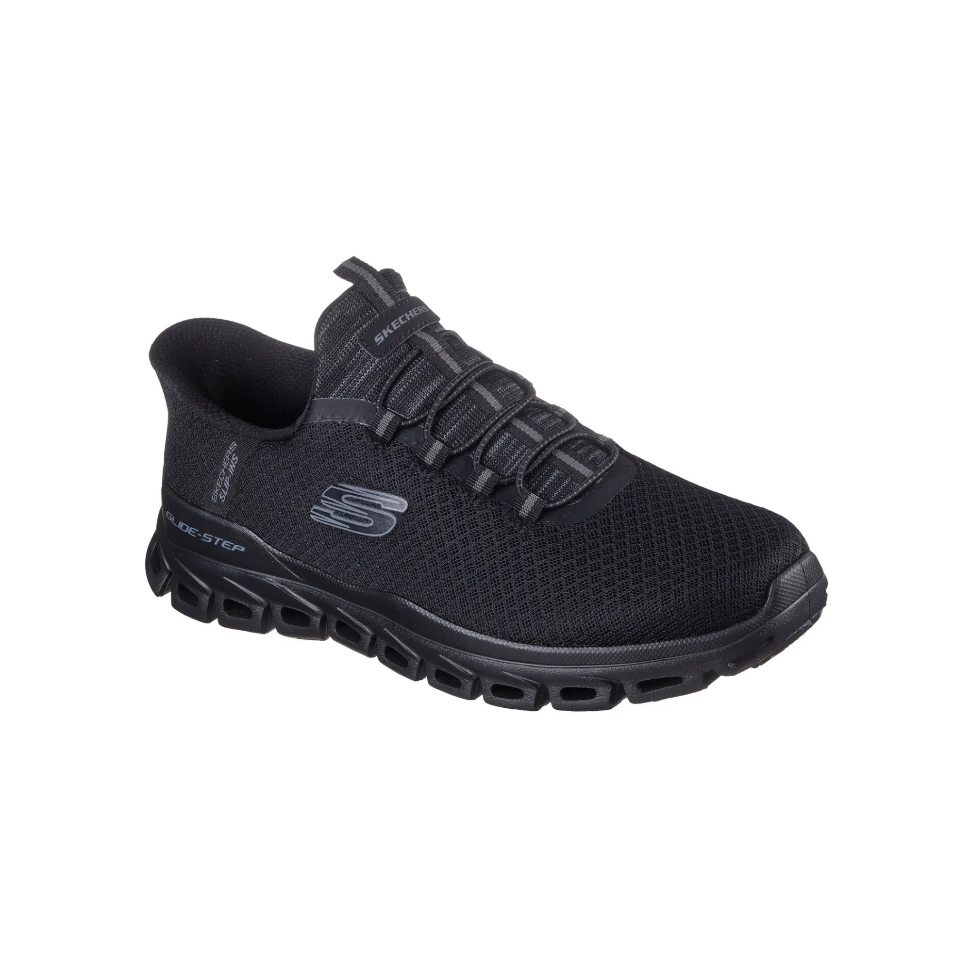 Schoenen|Schoenen Heren<Skechers Slip-in baskets GLIDE STEP NOXUS zwart