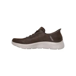 Schoenen|Schoenen Heren<Skechers Slip-in baskets GO WALK FLEX SMOOTH bruin
