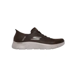 Schoenen|Schoenen Heren<Skechers Slip-in baskets GO WALK FLEX SMOOTH bruin
