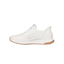 Baskets En Sneakers|Schoenen<Skechers Slip-in baskets met veters BOBS SQUAD 4 wit