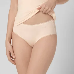 Slip En Shorty<Sloggi Slipje in midimodel GO, biologisch katoen - set van 2 poeder