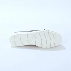 Derby's En Mocassins|Schoenen<Blancheporte Slippers met franjes blauw
