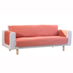 Zitbankhoes<Blancheporte Slipvrije salonbeschermer met getextureerd effect terracotta