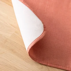 Zitbankhoes<Blancheporte Slipvrije salonbeschermer met getextureerd effect terracotta