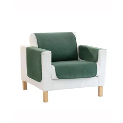 Zeildoekstof<Blancheporte Slipvrije salonbescherming, faux-uni collectie groen