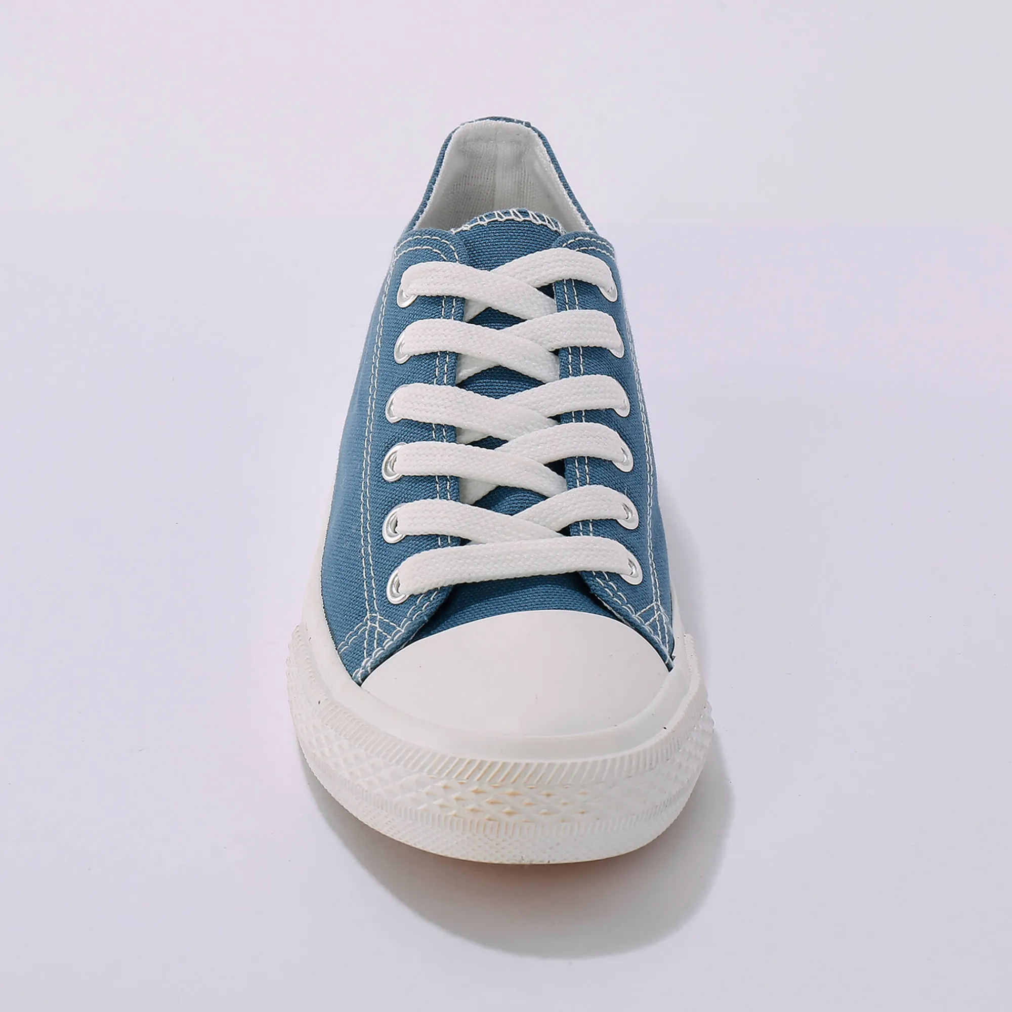 Baskets En Sneakers|Schoenen<Blancheporte Sneakers in canvas, met veters blauw