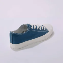 Baskets En Sneakers|Schoenen<Blancheporte Sneakers in canvas, met veters blauw