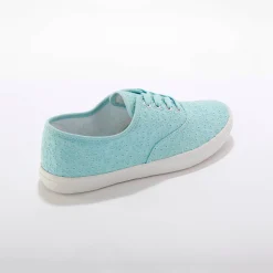 Baskets En Sneakers|Schoenen<Blancheporte Sneakers in geborduurd canvas blauw