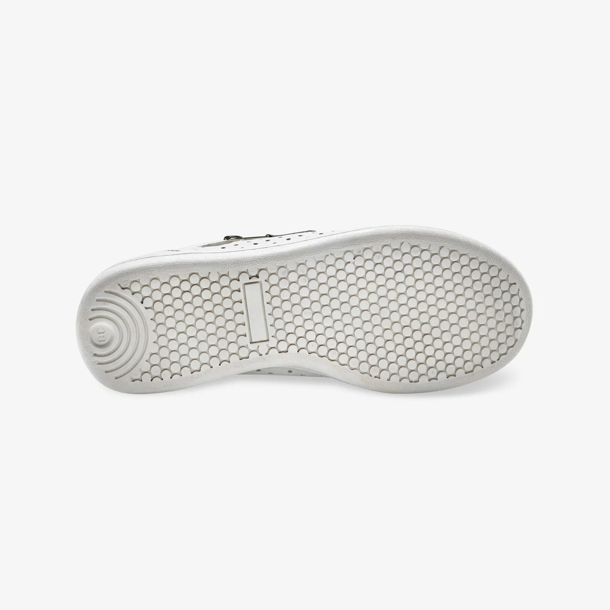 Baskets En Sneakers|Schoenen<Blancheporte Sneakers in geperforeerd leer met rits wit