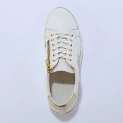 Feestelijke Schoenen|Baskets En Sneakers<Blancheporte Sneakers met borduursel en rits wit