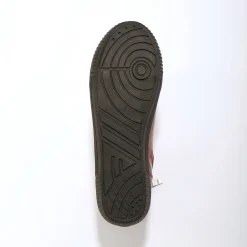 Baskets En Sneakers|Schoenen<Blancheporte Sneakers met hoge schacht, rits en goudkleurige gesp bordeaux