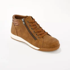 Baskets En Sneakers|Schoenen<Blancheporte Sneakers met hoge schacht bruin