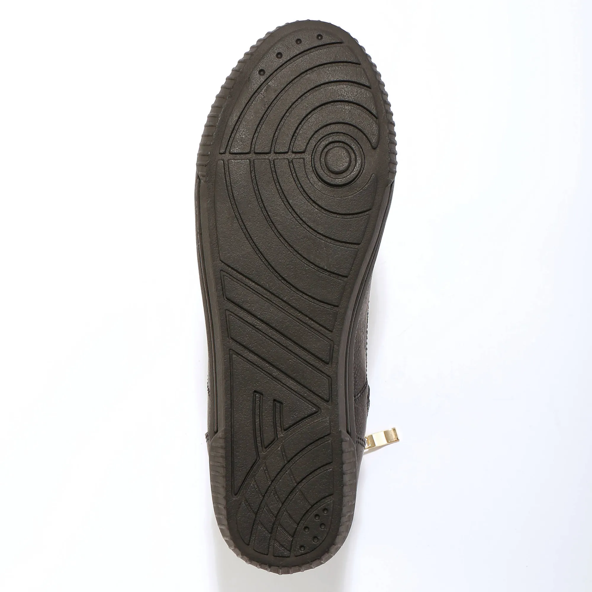 Baskets En Sneakers|Schoenen<Blancheporte Sneakers met hoge schacht, rits en goudkleurige gesp zwart