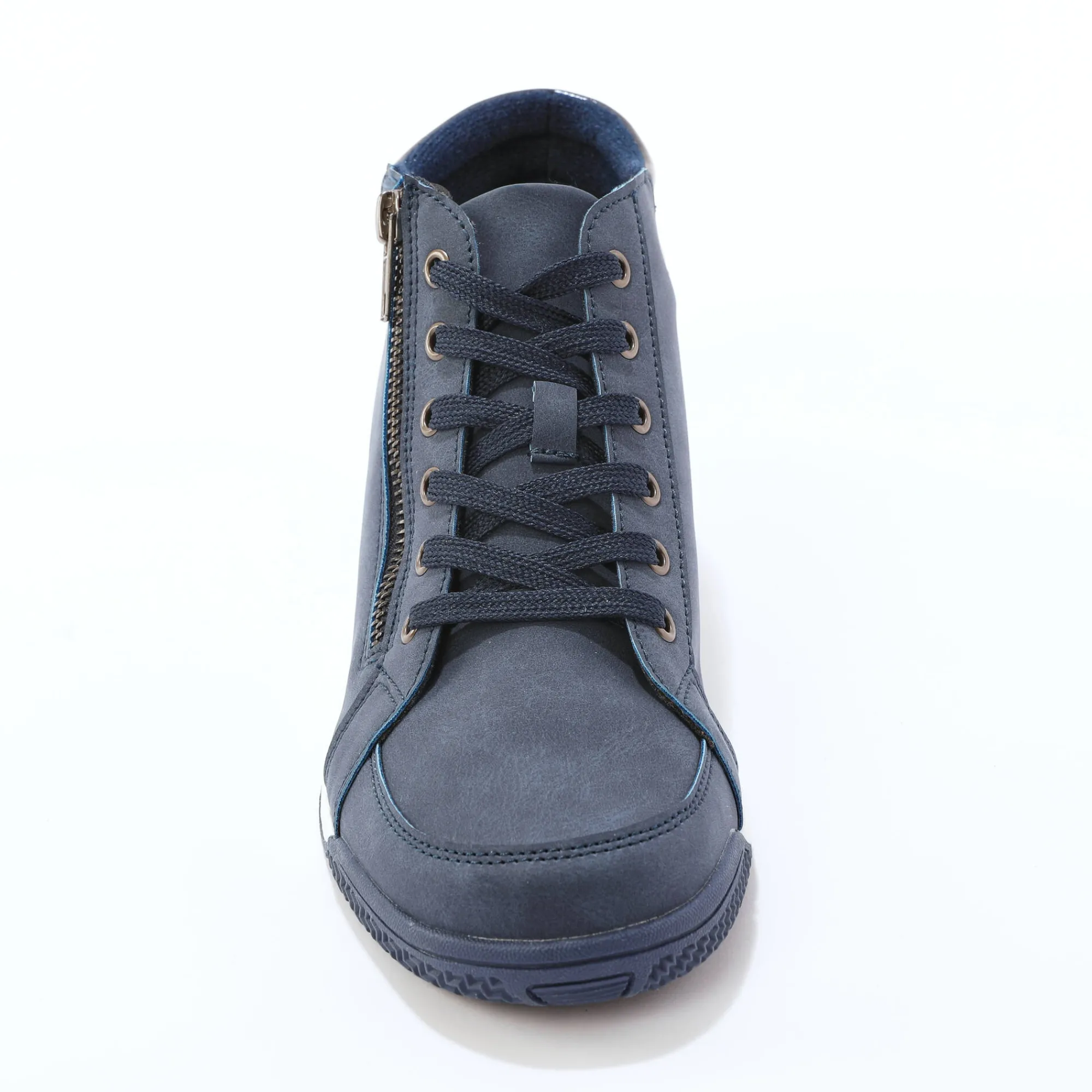Baskets En Sneakers|Schoenen<Blancheporte Sneakers met hoge schacht blauw