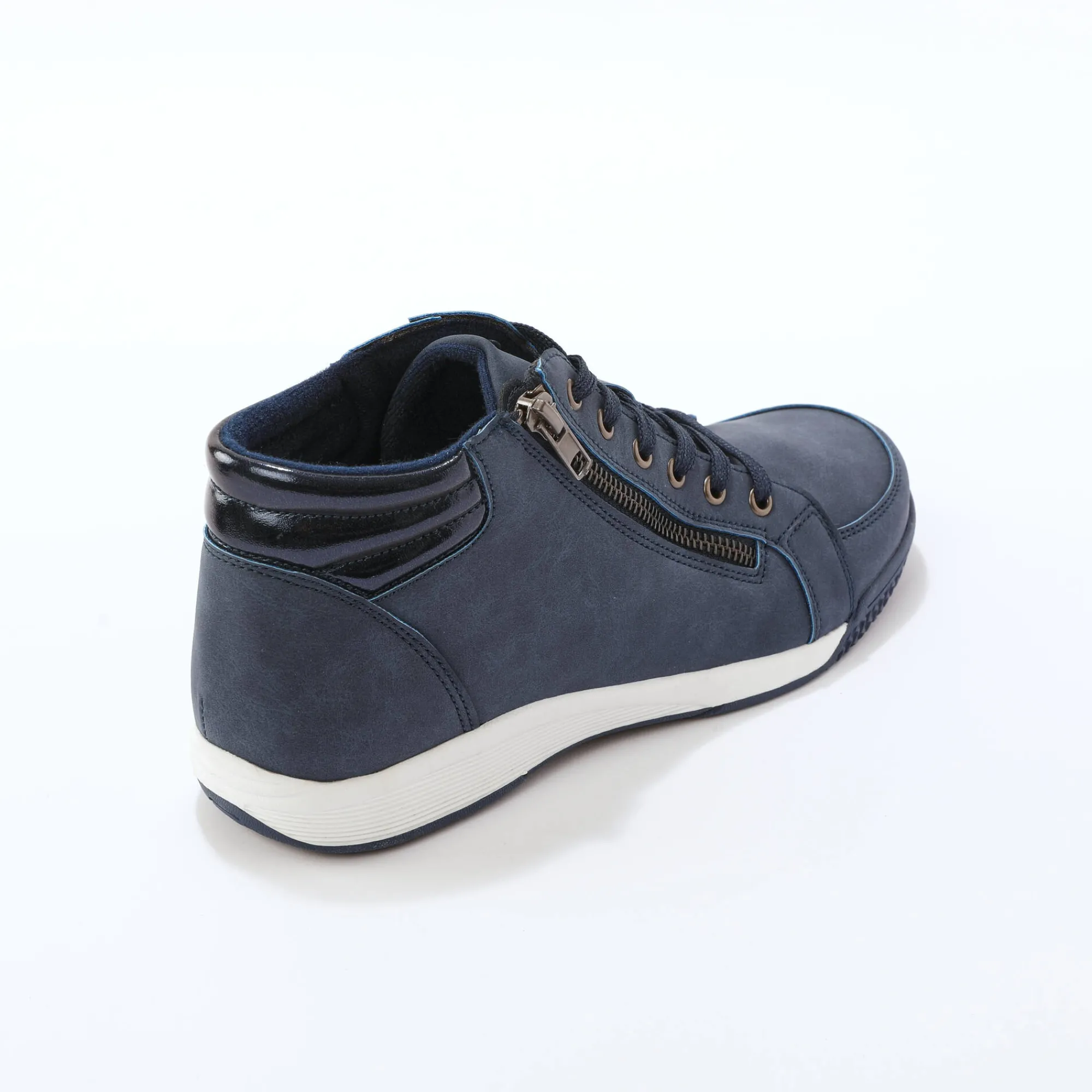 Baskets En Sneakers|Schoenen<Blancheporte Sneakers met hoge schacht blauw