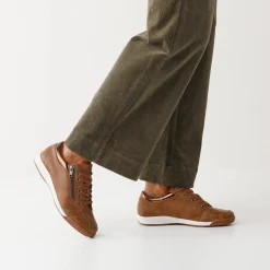 Baskets En Sneakers|Schoenen<Blancheporte Sneakers met lage schacht en veters bruin
