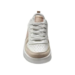 Baskets En Sneakers|Schoenen<Blancheporte Sneakers met platformzool en veters wit / beige